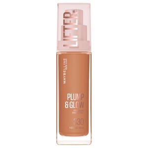 Maybelline Lifter Plump & Glow Foundation, Liquid Foundation with 2% Niacinamide + Hyaluronic Acid, Plumping and Brightening Face Makeup, 367, 1 Count(330 NEUTRAL)