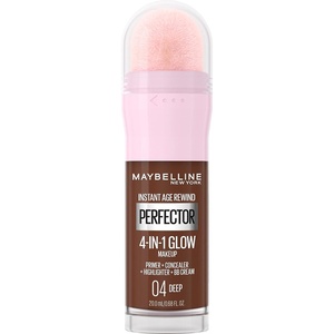 Maybelline New York Instant Age Rewind Instant Perfector 4-In-1 Glow Makeup, Medium/Deep(04 DEEP)
