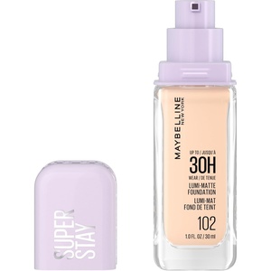 Maybelline Super Stay Lumi-Matte Foundation, Lightweight and Buildable Full Coverage Foundation Makeup For Up To 30HR Wear, 368, 1 Count(102 – Neutral Cool)