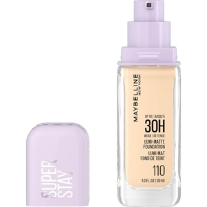 Maybelline Super Stay Lumi-Matte Foundation, Lightweight and Buildable Full Coverage Foundation Makeup For Up To 30HR Wear, 368, 1 Count(110 – Warm)