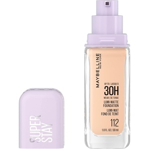 Maybelline Super Stay Lumi-Matte Foundation, Lightweight and Buildable Full Coverage Foundation Makeup For Up To 30HR Wear, 368, 1 Count(112 – Neutral Cool)