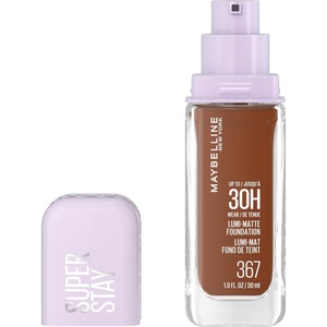 Maybelline Super Stay Lumi-Matte Foundation, Lightweight and Buildable Full Coverage Foundation Makeup For Up To 30HR Wear, 368, 1 Count(367 – Neutral Cool)