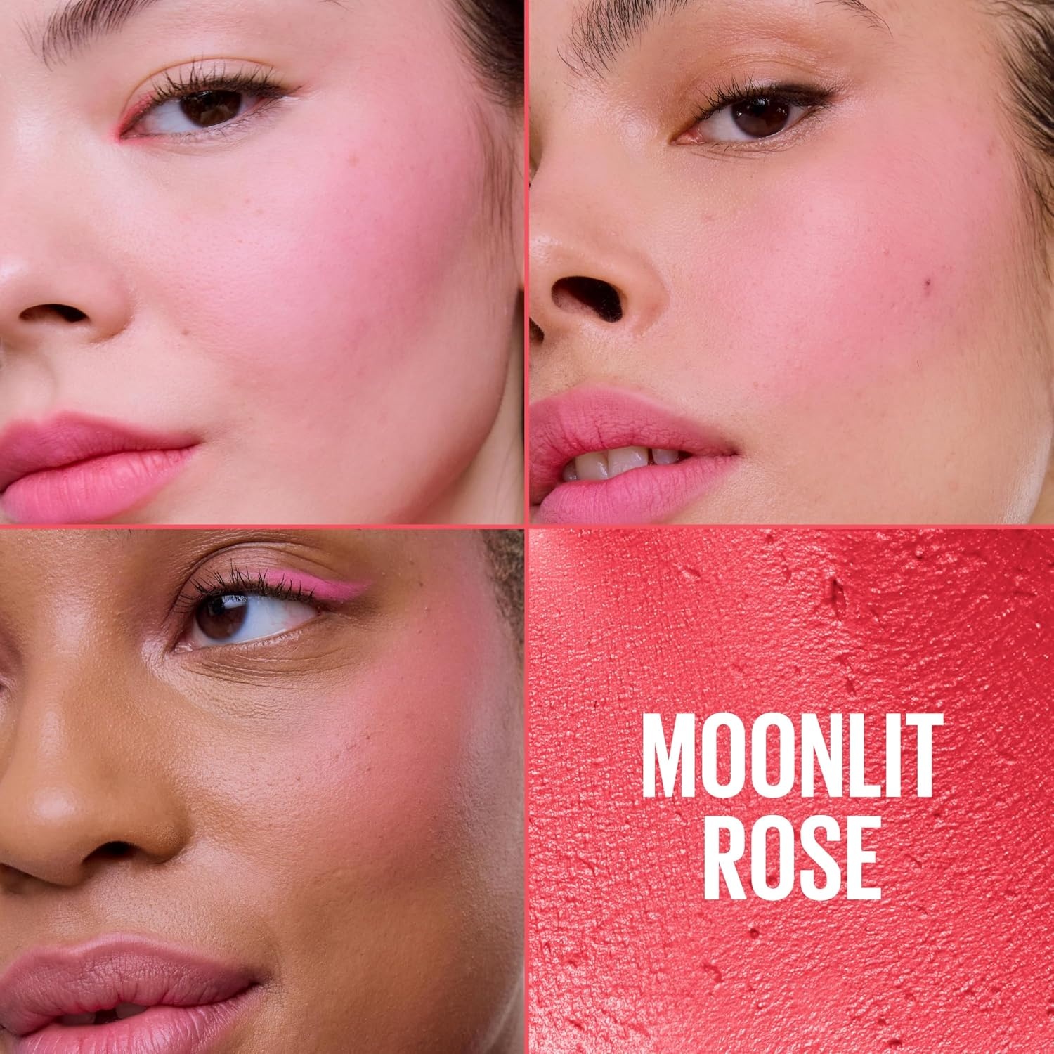 image:imageMaybelline Cloudtopia Blush for Cheeks and Lip Mousse UltraVivid Pigmented Formula for Up to 14HR of Blush and Lip Makeup Color Divine Crimson 1 CountMOONLIT ROSE