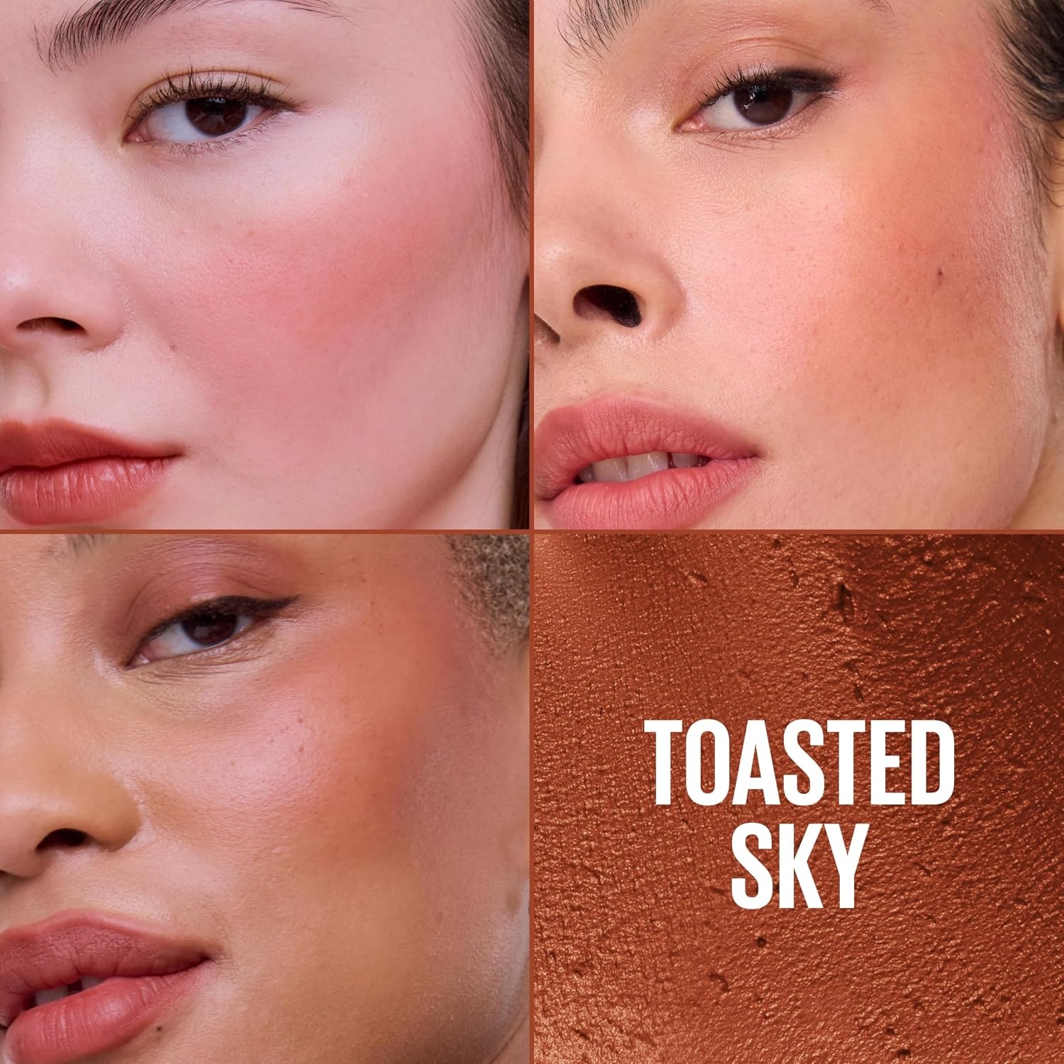 image:imageMaybelline Cloudtopia Blush for Cheeks and Lip Mousse UltraVivid Pigmented Formula for Up to 14HR of Blush and Lip Makeup Color Divine Crimson 1 CountTOASTED SKY