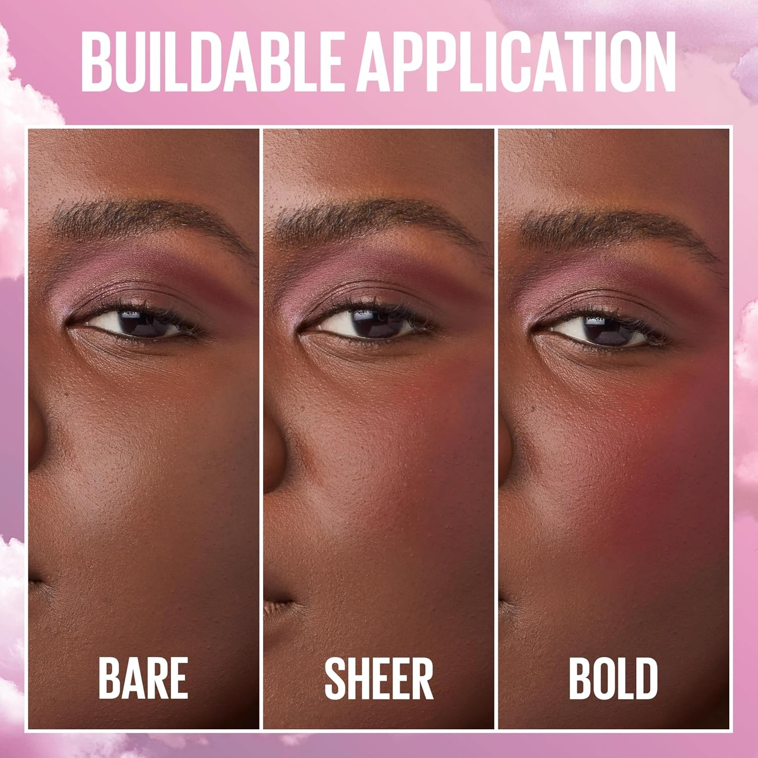 image:imageMaybelline Cloudtopia Blush for Cheeks and Lip Mousse UltraVivid Pigmented Formula for Up to 14HR of Blush and Lip Makeup Color Divine Crimson 1 CountMOONLIT ROSE
