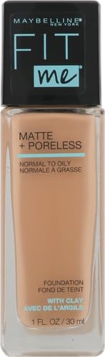 image:imageMaybelline Fit Me Matte Poreless Liquid OilFree Foundation Makeup Warm Coconut 1 Count Packaging May Vary122 CREAMY BEIGE