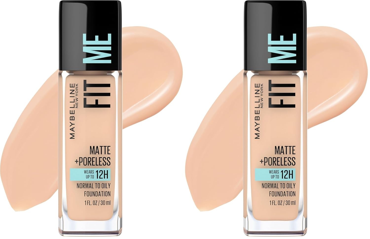 image:imageMaybelline Fit Me Matte Poreless Liquid OilFree Foundation Makeup Warm Coconut 1 Count Packaging May Vary122 CREAMY BEIGE