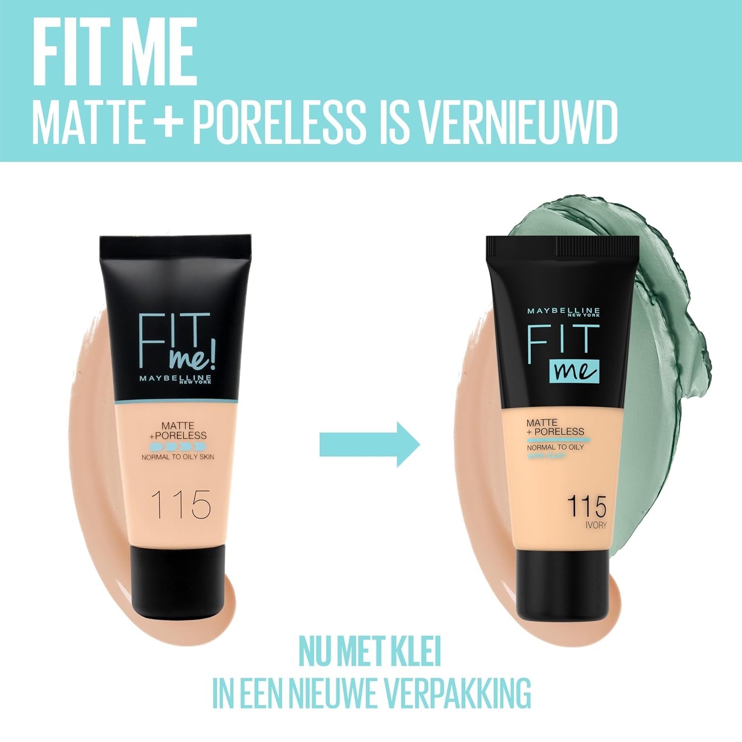 image:imageMaybelline Fit Me Matte Poreless Liquid OilFree Foundation Makeup Warm Coconut 1 Count Packaging May Vary124 Soft Sand