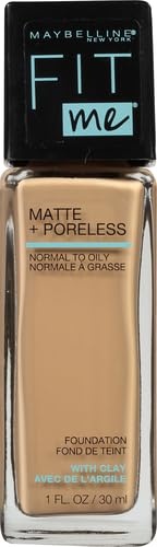image:imageMaybelline Fit Me Matte Poreless Liquid OilFree Foundation Makeup Warm Coconut 1 Count Packaging May Vary128 WARM NUDE