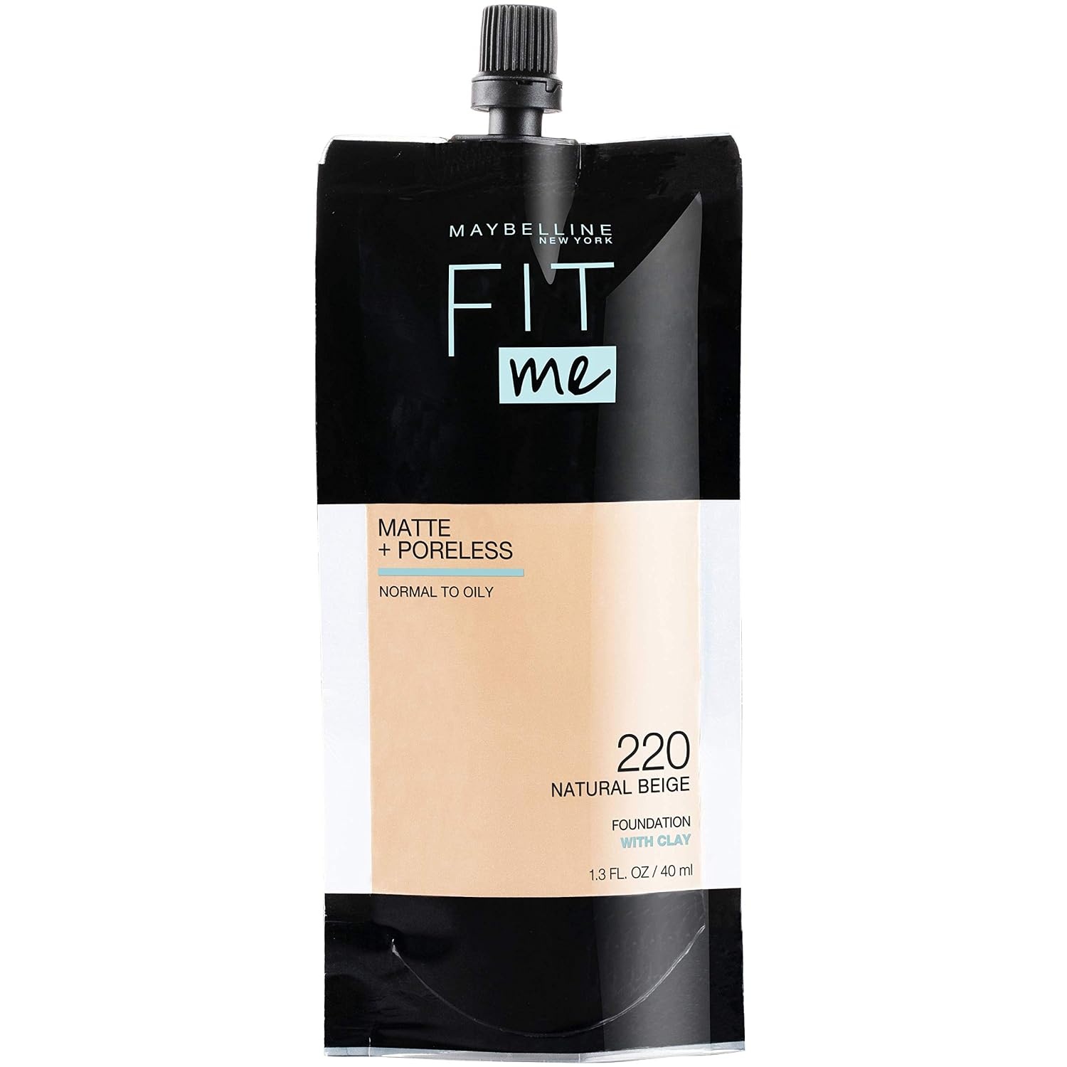 image:imageMaybelline Fit Me Matte Poreless Liquid OilFree Foundation Makeup Warm Coconut 1 Count Packaging May Vary220 NATURAL BEIGE