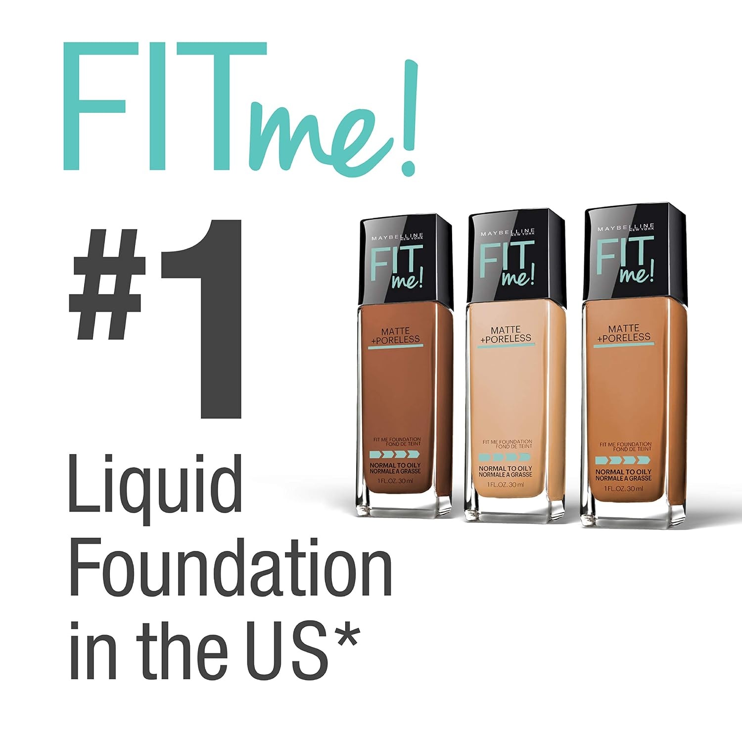 image:imageMaybelline Fit Me Matte Poreless Liquid OilFree Foundation Makeup Warm Coconut 1 Count Packaging May Vary230 NATURAL BUFF