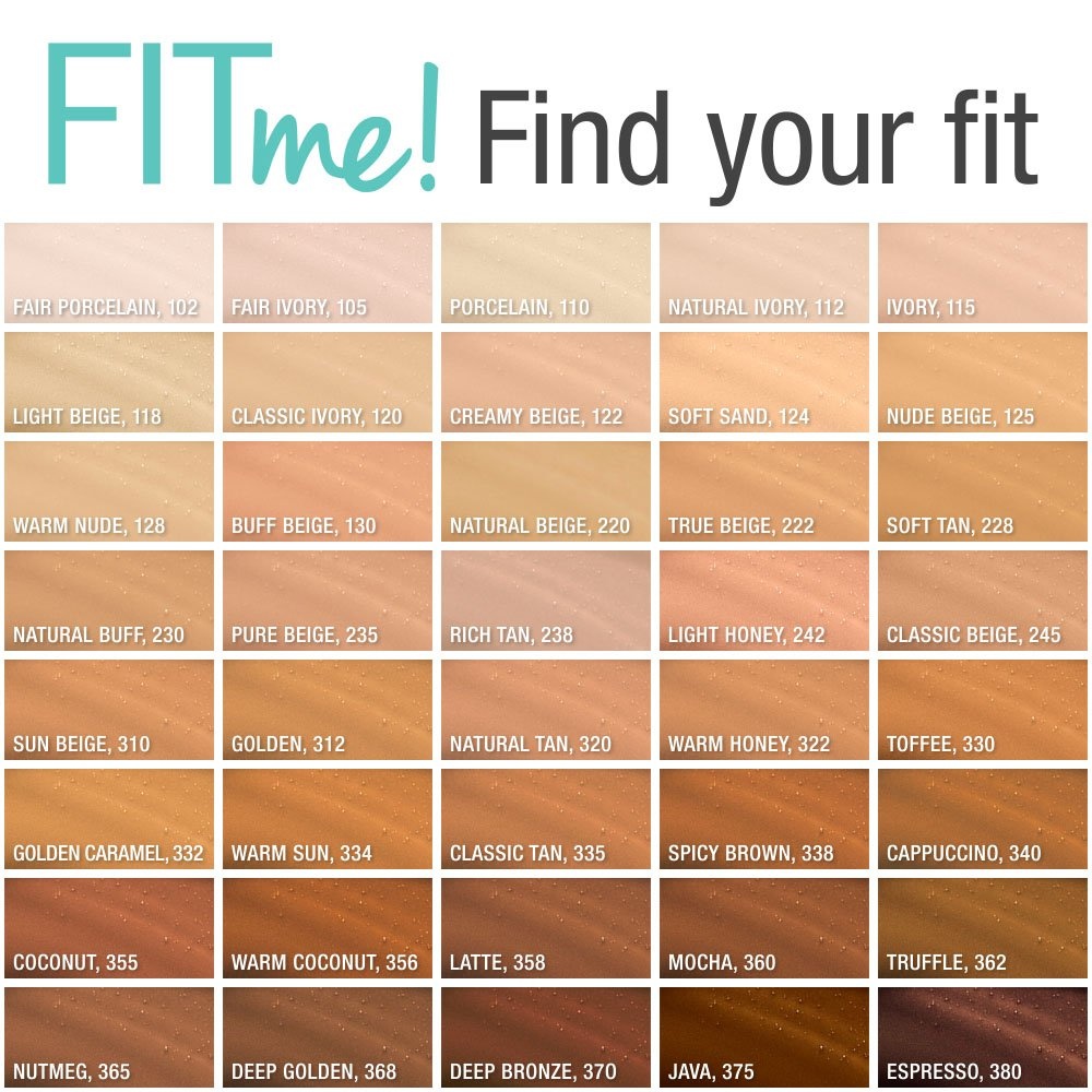 image:imageMaybelline Fit Me Matte Poreless Liquid OilFree Foundation Makeup Warm Coconut 1 Count Packaging May Vary330 TOFFEE