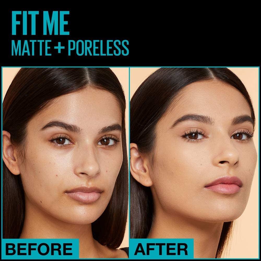 image:imageMaybelline Fit Me Matte Poreless Liquid OilFree Foundation Makeup Warm Coconut 1 Count Packaging May Vary330 TOFFEE