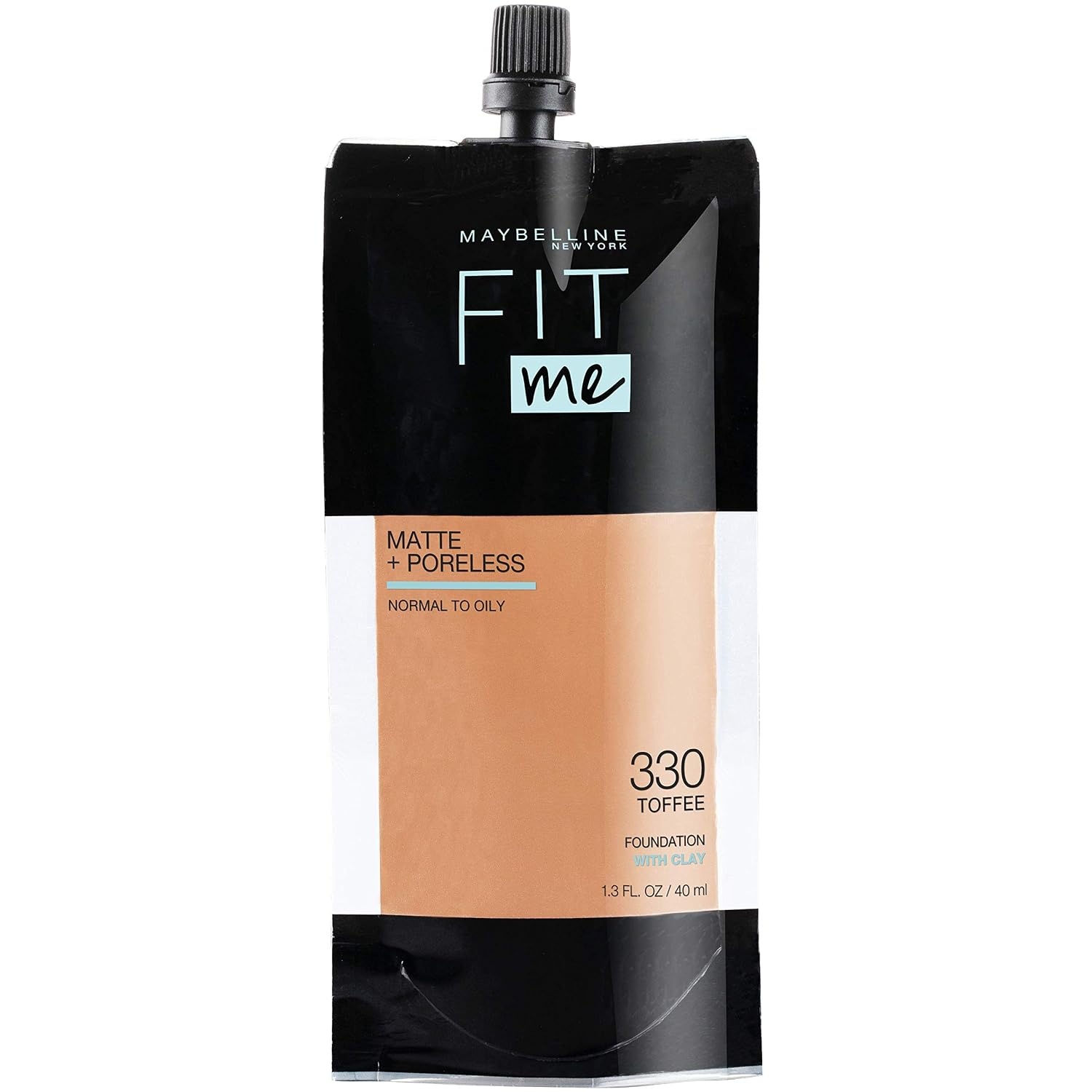 image:imageMaybelline Fit Me Matte Poreless Liquid OilFree Foundation Makeup Warm Coconut 1 Count Packaging May Vary330 TOFFEE