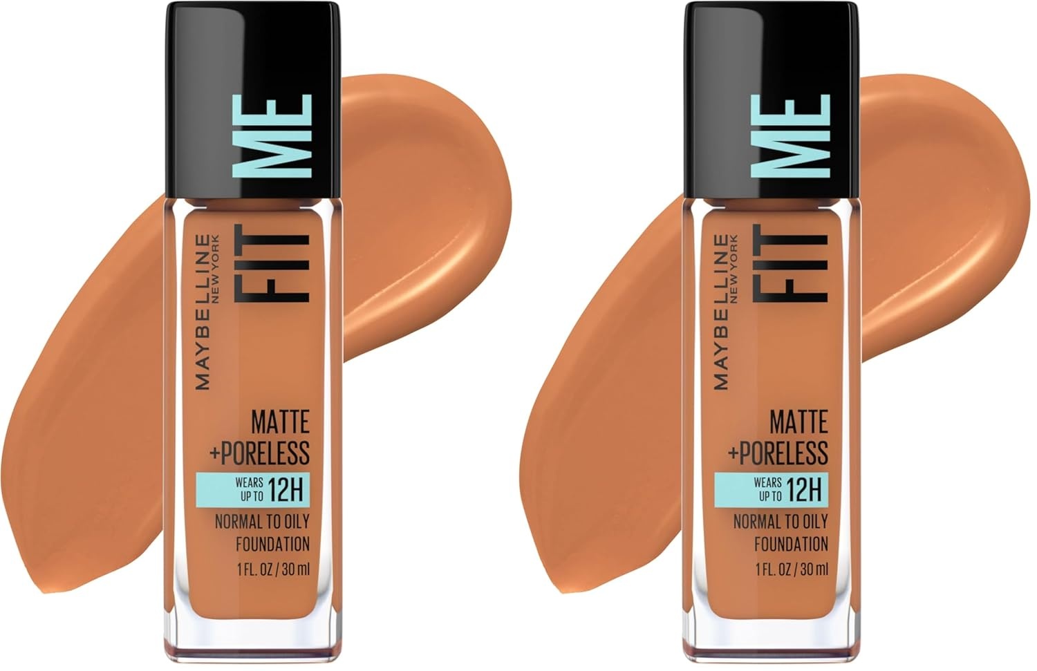 image:imageMaybelline Fit Me Matte Poreless Liquid OilFree Foundation Makeup Warm Coconut 1 Count Packaging May Vary338 SPICY BROWN