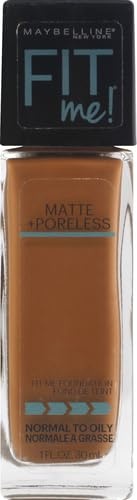 image:imageMaybelline Fit Me Matte Poreless Liquid OilFree Foundation Makeup Warm Coconut 1 Count Packaging May Vary360 MOCHA