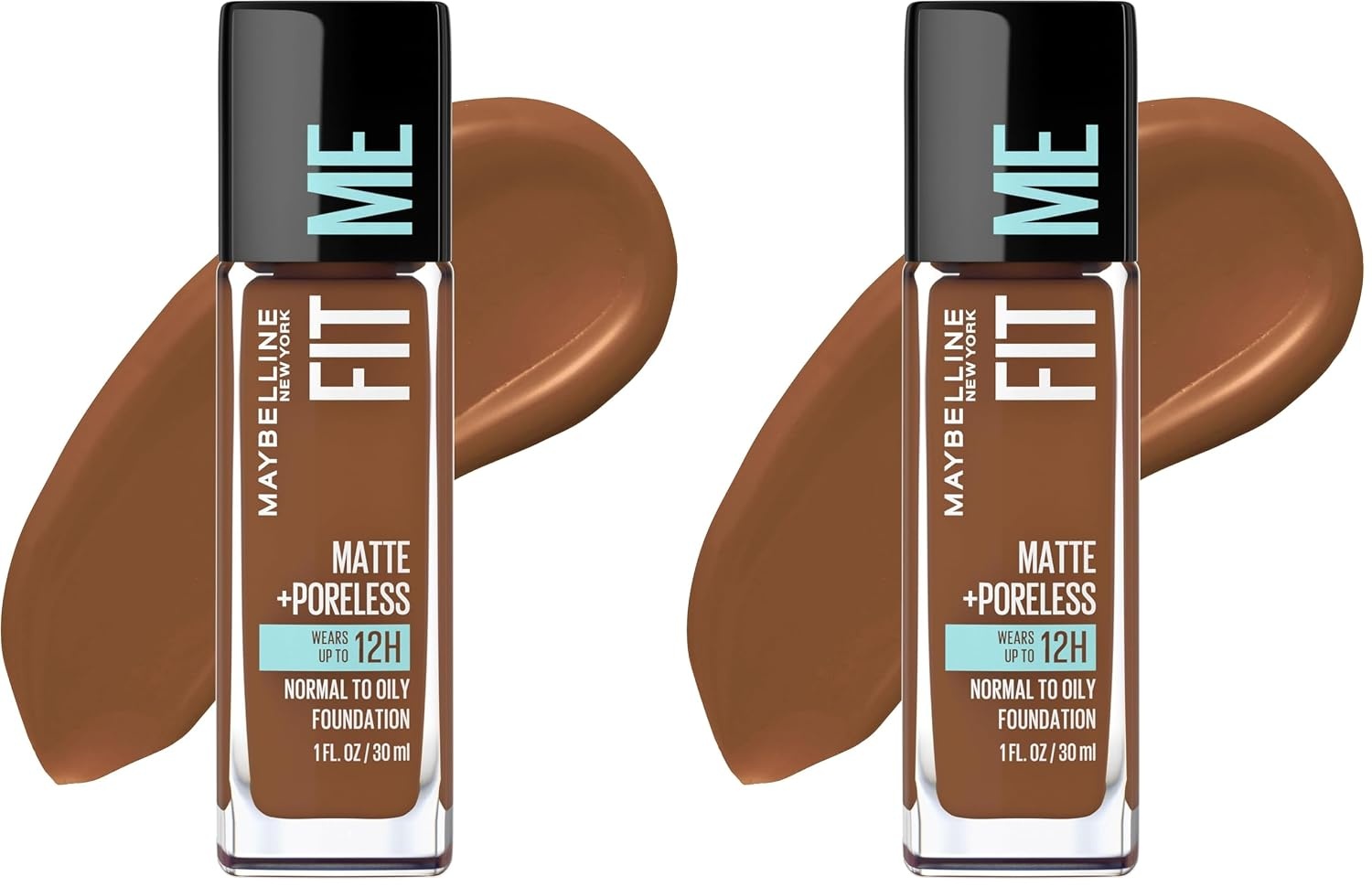 image:imageMaybelline Fit Me Matte Poreless Liquid OilFree Foundation Makeup Warm Coconut 1 Count Packaging May Vary368 DEEP GOLDEN