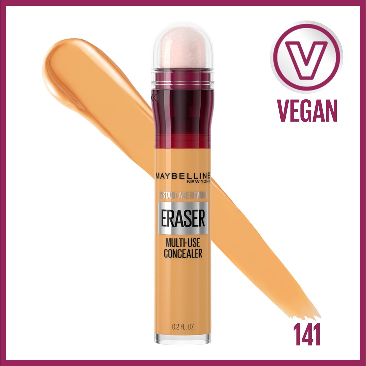 image:imageMaybelline Instant Age Rewind Eraser Dark Circles Treatment MultiUse Concealer 148 1 Count Packaging May Vary141