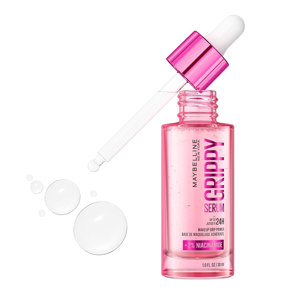 image:imageMaybelline Grippy Serum Primer Hydrating Makeup Primer with 2 Niacinamide For Up To 24HR Make Up Wear Clear 1 Count