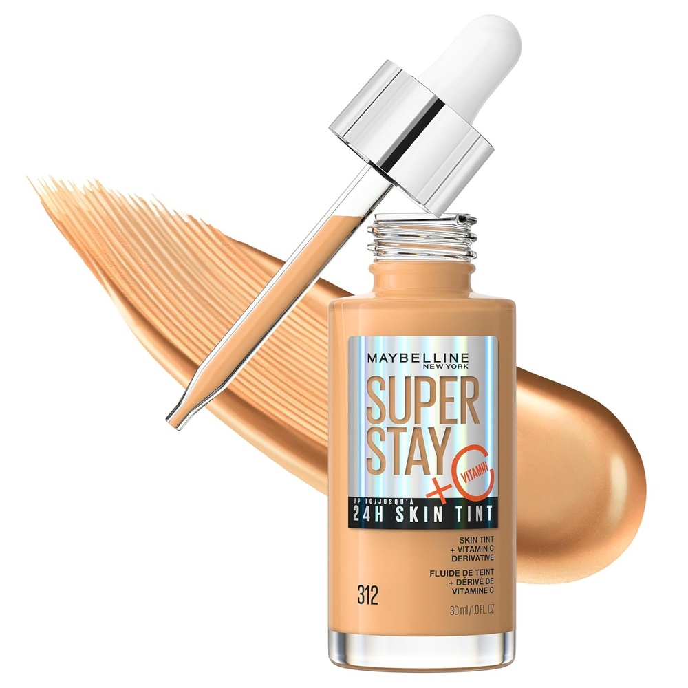 image:imageMaybelline Super Stay Up to 24HR Skin Tint Radiant LighttoMedium Coverage Foundation Makeup Infused With Vitamin C 372 1 Count312