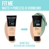 Maybelline Fit Me Matte + Poreless Liquid Oil-Free Foundation Makeup, Warm Coconut, 1 Count (Packaging May Vary)(105 NATURAL IVORY)