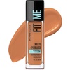 Maybelline Fit Me Matte + Poreless Liquid Oil-Free Foundation Makeup, Warm Coconut, 1 Count (Packaging May Vary)(338 SPICY BROWN)