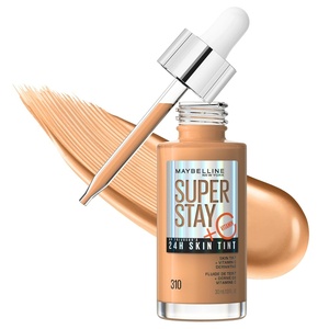 Maybelline Super Stay Up to 24HR Skin Tint, Radiant Light-to-Medium Coverage Foundation, Makeup Infused With Vitamin C, 372, 1 Count(310)