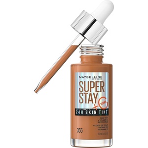 Maybelline Super Stay Up to 24HR Skin Tint, Radiant Light-to-Medium Coverage Foundation, Makeup Infused With Vitamin C, 372, 1 Count(355)