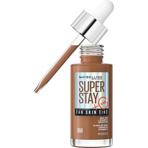 Maybelline Super Stay Up to 24HR Skin Tint, Radiant Light-to-Medium Coverage Foundation, Makeup Infused With Vitamin C, 372, 1 Count(368)
